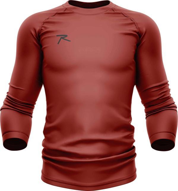 Raru Extra Stretch Baselayer T-Shirt OPTO BORDO - Image 1