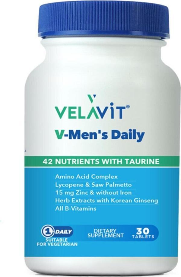 Velavit V-Mens Daily Takviye Edici Gıda 30 Tablet - Image 1