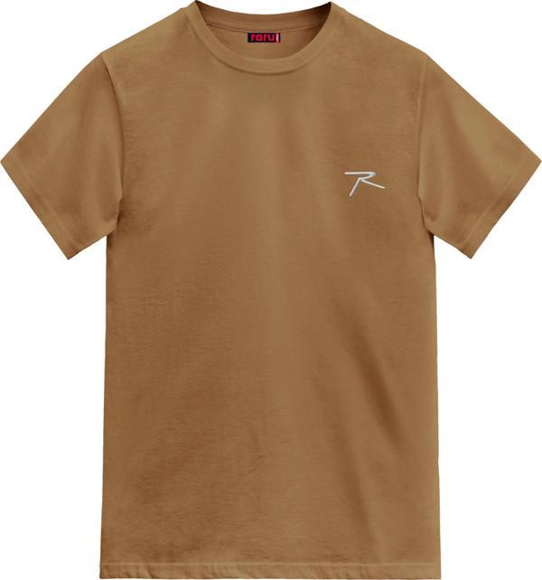Raru Erkek %100 Pamuk T-Shirt AGNITIO BEJ - Image 1