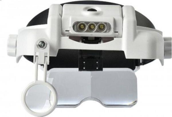 Paltava Ctn 3 Led Lambalı Şapka Tıp Büyüteç 3Lensli - Image 1