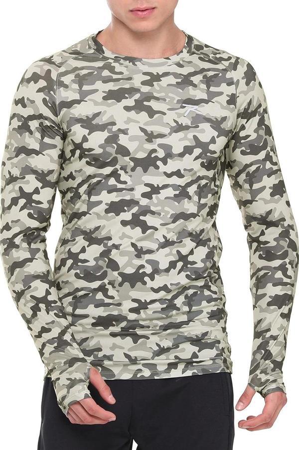 Raru Uzun Kollu T-Shirt EVOCO HAKİ - Image 1