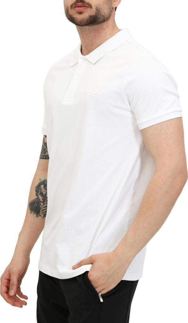 Raru Erkek Polo T-Shirt PIUS BEYAZ - Image 1