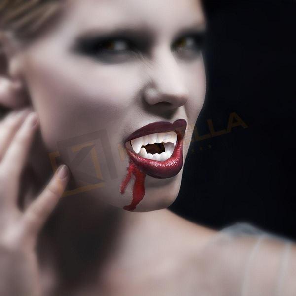 HALLOWEEN VAMPİR DİŞİ KAN KAPSÜLLÜ - Image 1