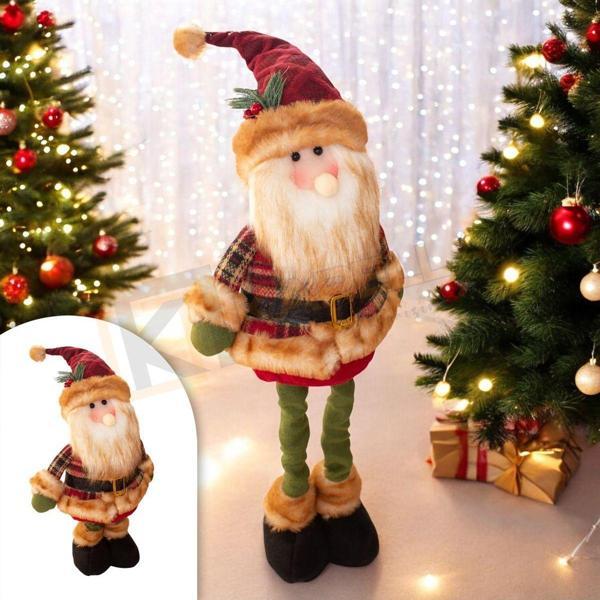 Dekoratif Yılbaşı Noel Baba Ayakları Uzayan 65cm - Image 1