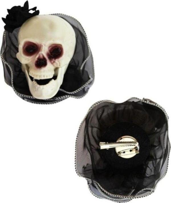 HALLOWEEN KURU KAFA TOKA SİYAH - Image 1