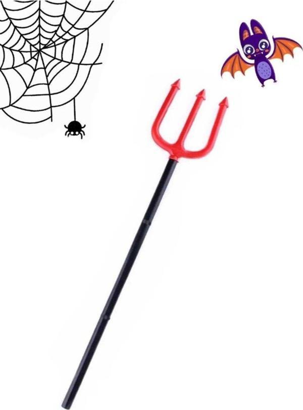HALLOWEEN ŞEYTAN MIZRAĞI PLASTİK 100CM AST6663 - Image 1