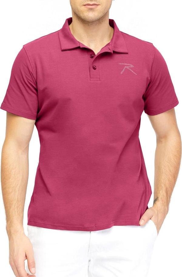 Raru Erkek Polo T-Shirt OSTENDO FUŞYA - Image 1