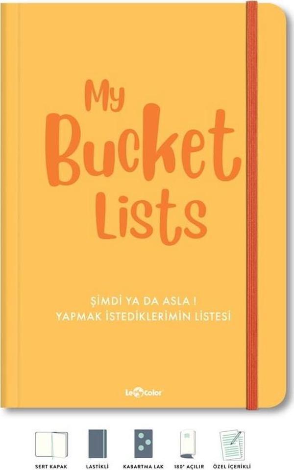 LeColor Motivasyon Hayat Planlayıcı Resimli Defter Sarı - Image 1