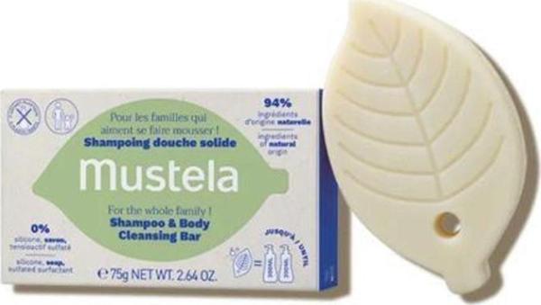 Mustela Shampoo Body Cleansing Bar 75 Gr - Image 1