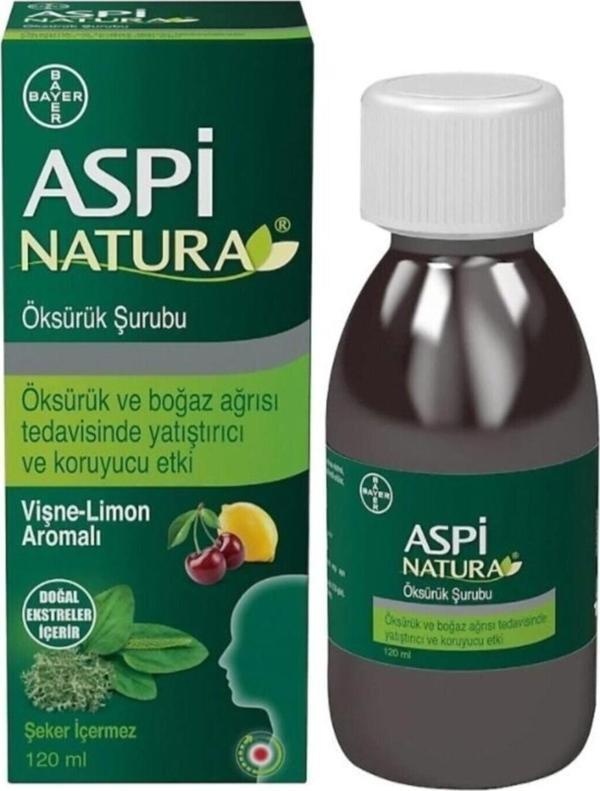 Bayer Aspi Natura Öksürük Şurubu 120 Ml - Image 1