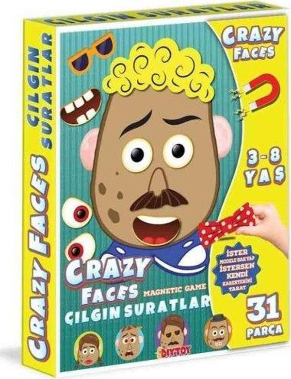 DiyToy Çılgın Suratlar Manyetik Oyun - Image 1