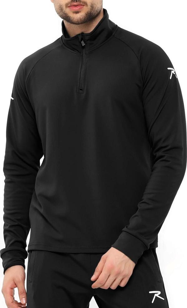 Raru Erkek Yarım Fermuarlı Eşofman ALTUS SİYAH - Image 1