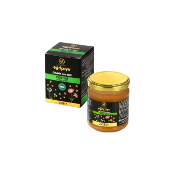 Eğriçayır Organik Ham Ballı Propolis 240 gr - Image 1