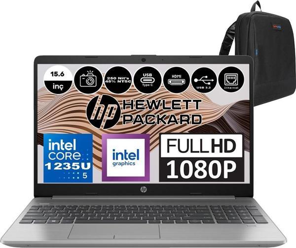 Hp 250 G9 Intel Core I5 1235U 32GB 512GB SSD Intel® Iris® Xᵉ Freedos 15.6" Fhd Taşınabilir Bilgisayar 9M3G5ATF17 + Zetta Çanta - Image 1