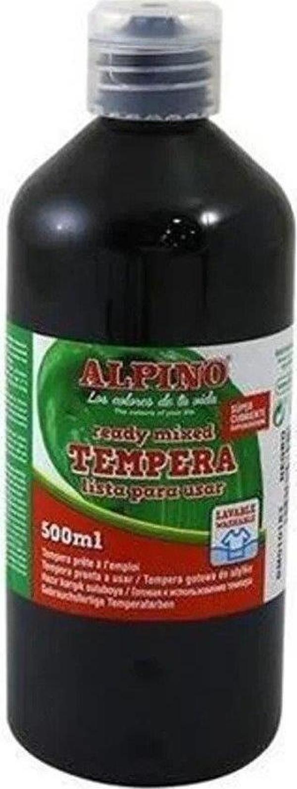 Alpino Sulu Boya Tempera 250 ML Siyah Sulu Boya - Image 1