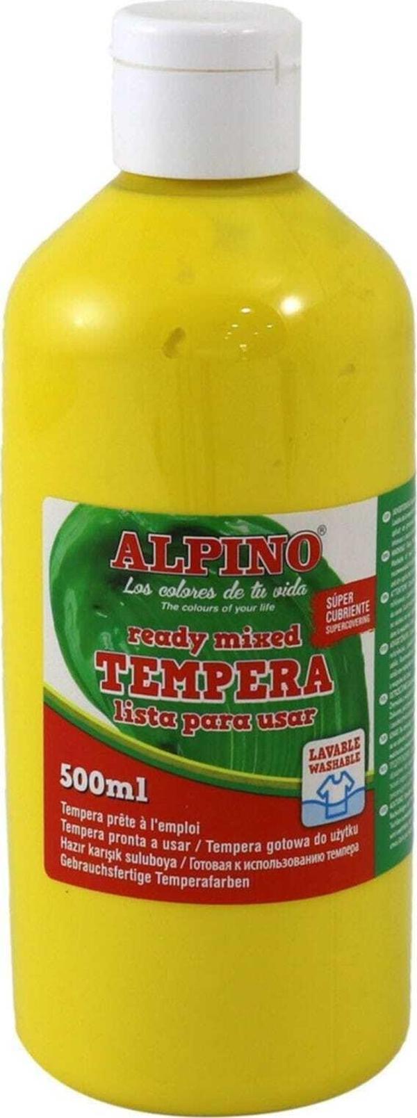 Alpino Sulu Boya Tempera Sarı 500 ML Sulu Boya - Image 1