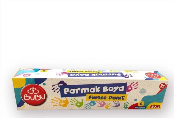 Bu-Bu Parmak Boyası 6 Renk 20 ML Parmak Boyası - Image 1