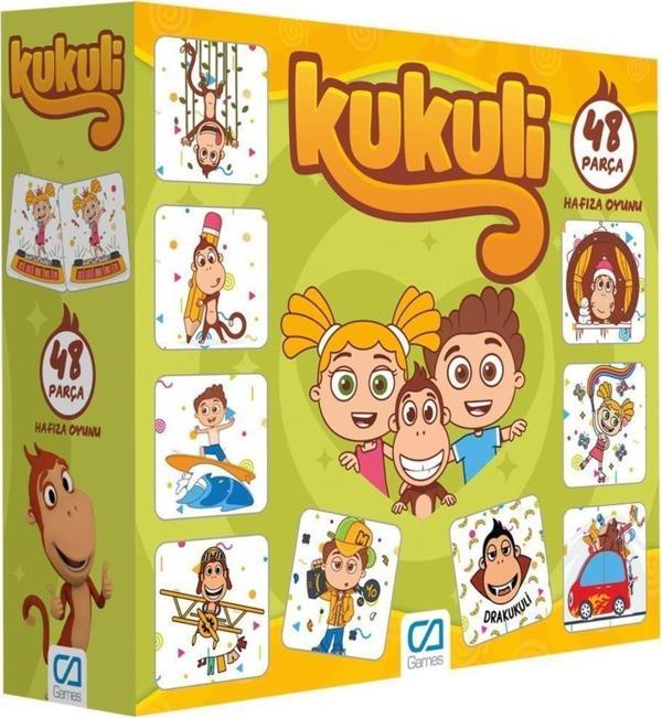 Ca Games Kukuli Hafıza Oyunu 48 Parça Eğitici ve Öğretici Oyun - Image 1