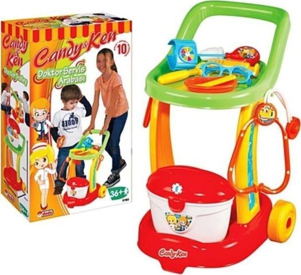 Dede Candy & Ken Doktor Servis Arabası - Image 1