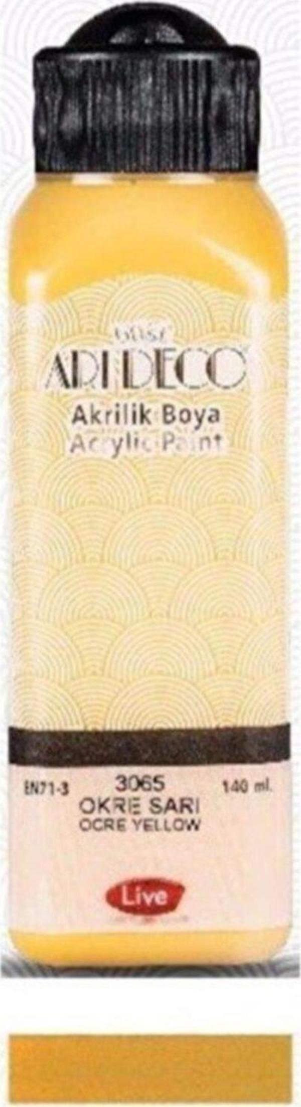 Artdeco Akrilik Boya 140 ML Okre Sarı Akrilik Boya - Image 1