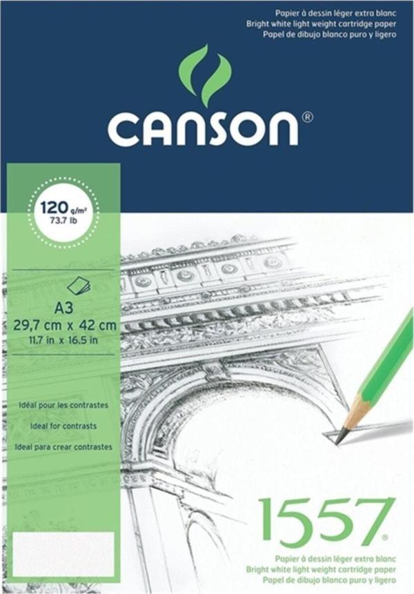 Canson A3 Resim Kağıdı 200 Gr 250 Li Paket - Image 1