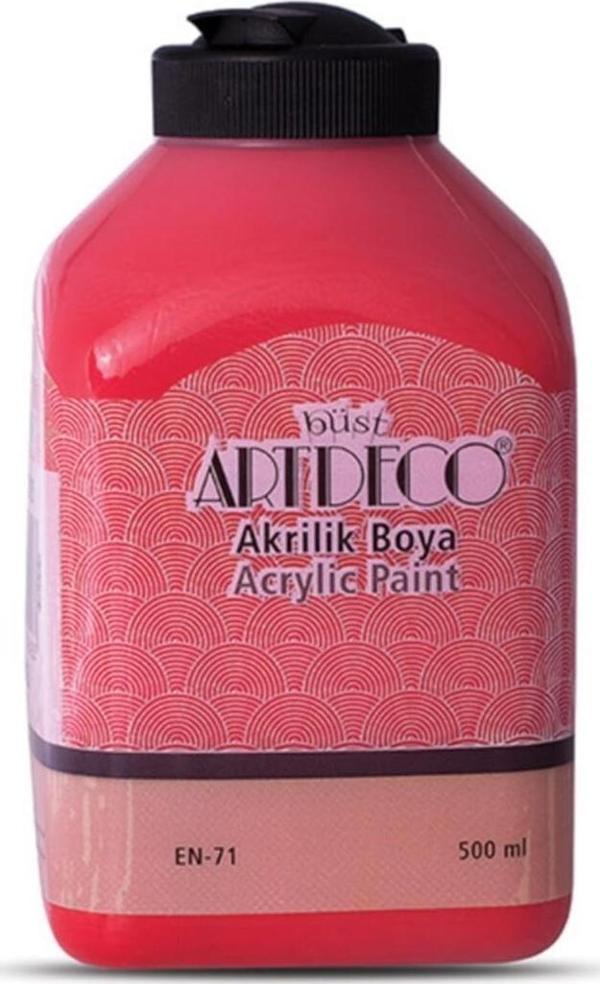 Artdeco Akrilik Boya 500 ML Kırmızı Akrilik Boya - Image 1