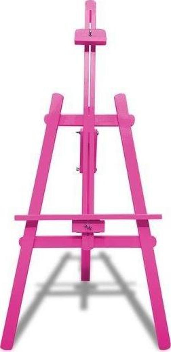 Bafix Şövale Çam Renkli Pembe Çam Ayaklı Şövale - Image 1