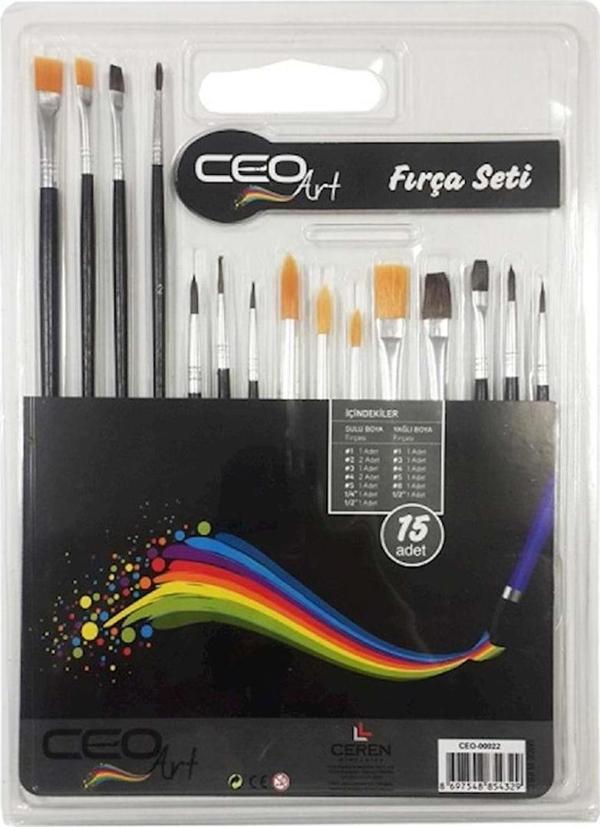 Ceo Art Fırça Seti 15 Li Paket  - Image 1