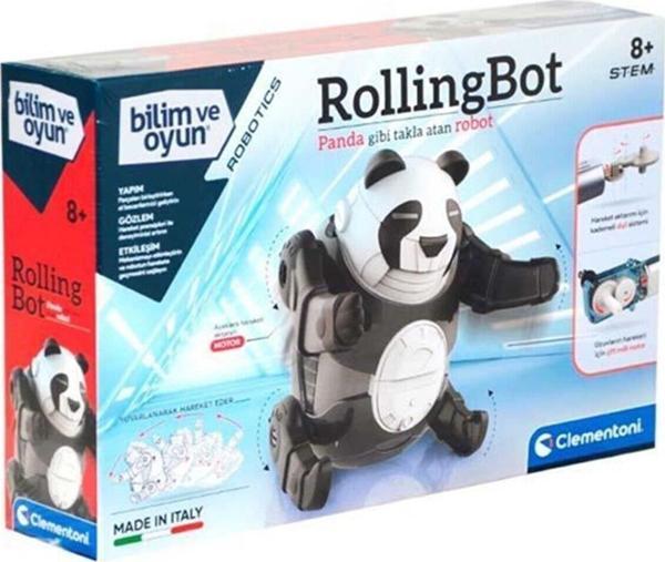 Clementoni Robotik Laboratuvarı Rollingbot Panda Gibi Takla Atan Robot - Image 1