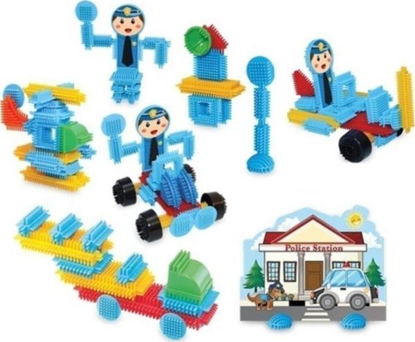 Dede Kaktüs Blocks 55 Parça Polis İstasyonu Eğitici Öğretici Oyuncak - Image 1