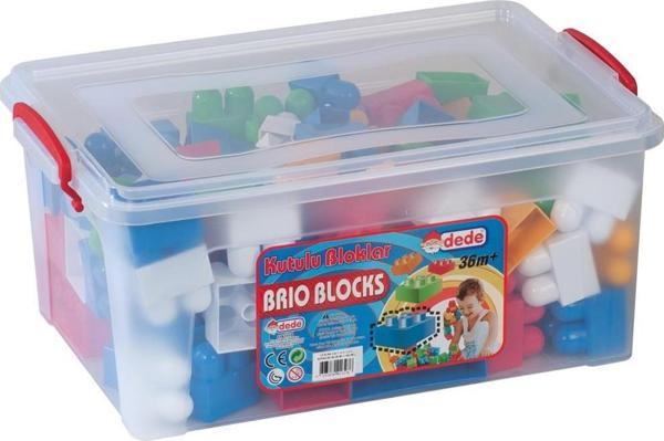 Dede Kutulu Bloklar No:4 250 Parça Blok Lego - Image 1