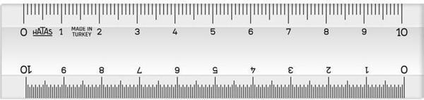 Hatas Cep Desimetresi 10 CM Cep Desimetresi (20 Li Paket) - Image 1