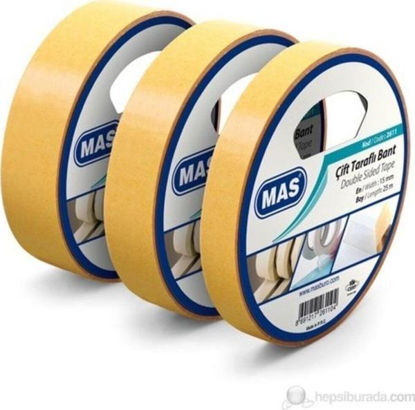 Mas Çift Taraflı Bant 45 mm x 25 metre (1 Adet) - Image 1