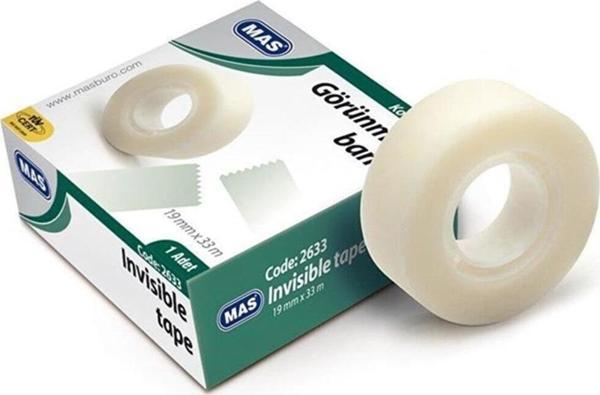 Mas Görünmez Bant 19 mm x 33 Metre - Image 1