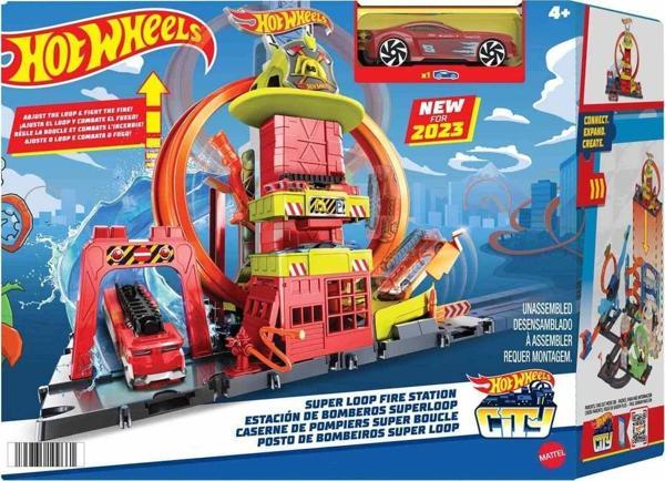 Hot Wheels Çember Pistli İftaiye İstasyonu Oyun Seti - Image 1