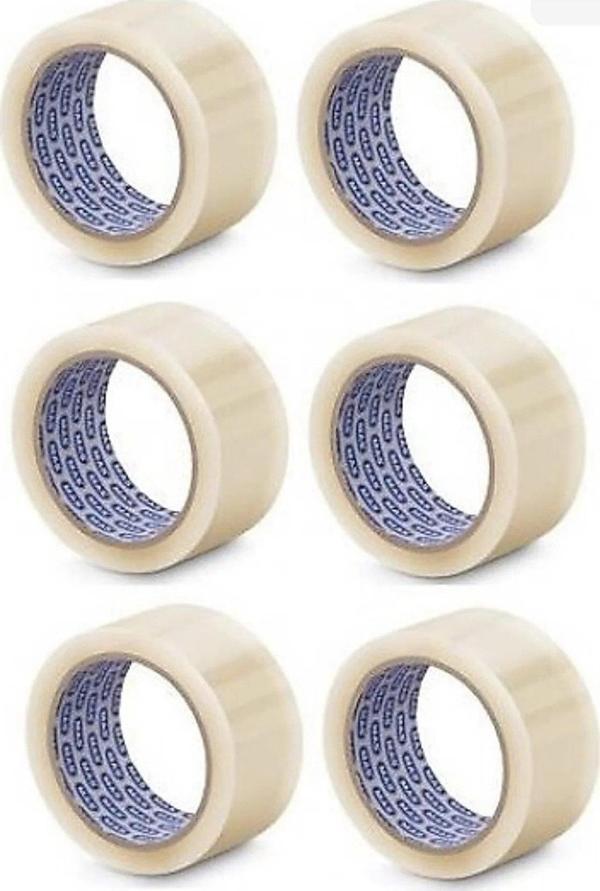Mas Koli Bantı 45 x 100 Metre Şeffaf Koli Bandı (6 Lı Paket) - Image 1