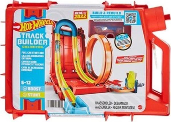 Hot Wheels Track Builder Benzin Bidonu Akrobasi Seti - Image 1