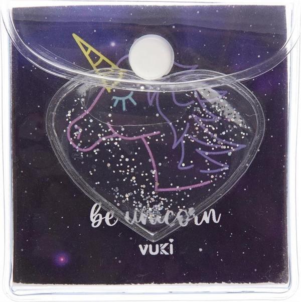 Vuki Küp Bloknot Simli Sulu 6.3 x 6.3 Cm Neon Desenli Sulu ve Simli Küp Bloknot - Image 1