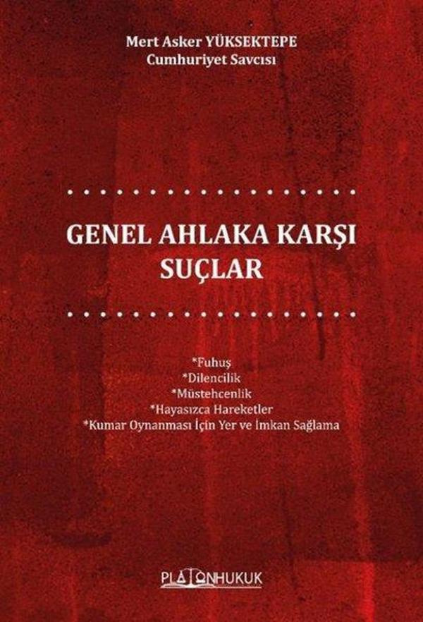 Genel Ahlaka Karşı Suçlar - Platon Hukuk Yayınevi - Image 1