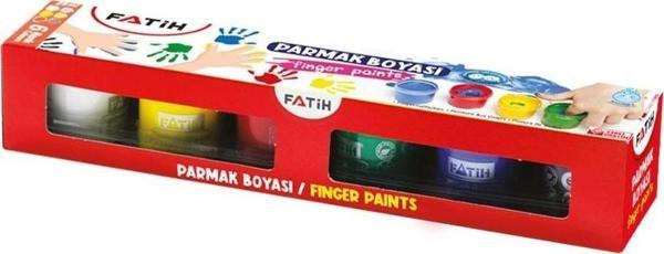 Fatih Parmak Boyası 25 ml x 6 150 ml 6 Renk Parmak Boyası - Image 1