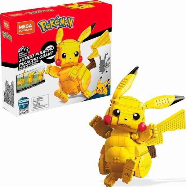 Mega Pokemon Jumbo Pikachu Figürü 825 Parça - Image 1