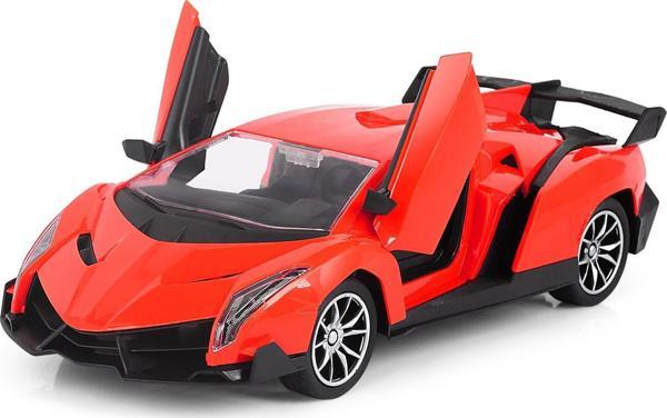 Galtoys Şarjlı Uzaktan Kumandalı Araba Lambo Car Kırmızı 1:16 Kapıları Açılan Lamborghini - Image 1