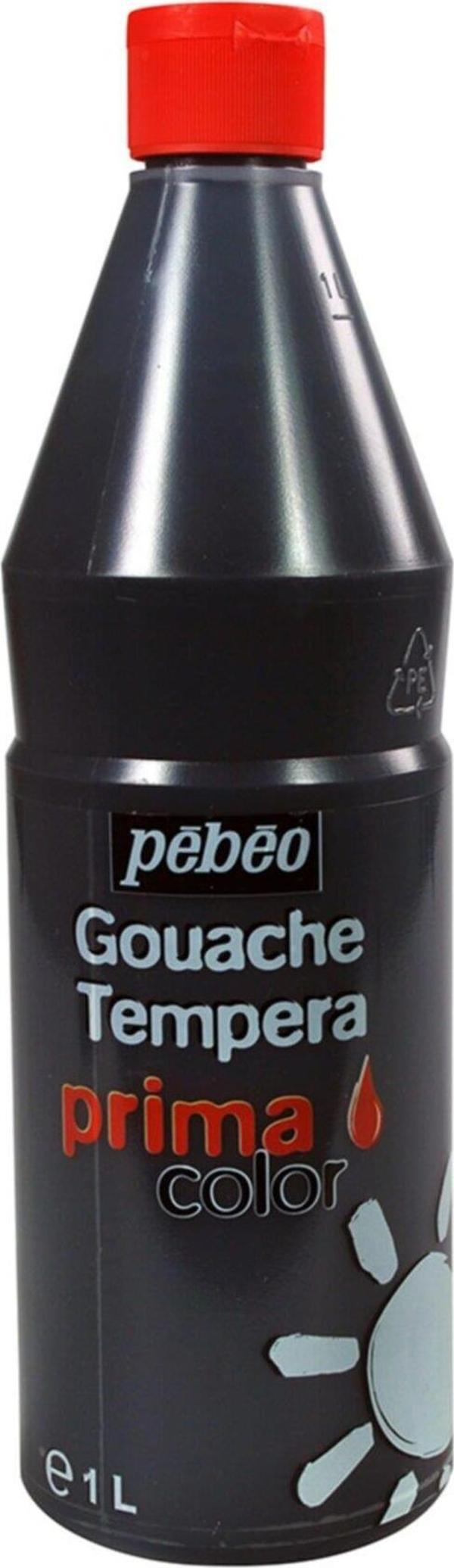 Pebeo Guaj Boya Primacolor 1 Litre Ivory Black - Image 1