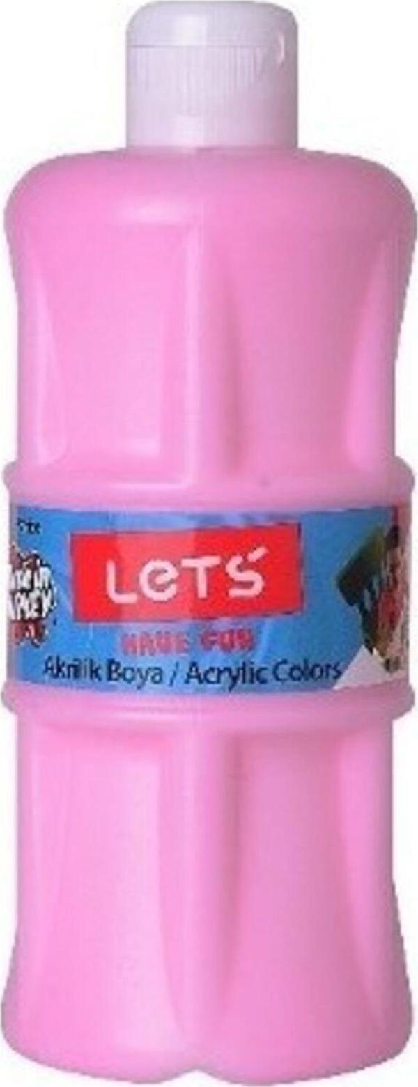 Lets Akrilik Boya 500 ML Pembe Akrilik Boya - Image 1