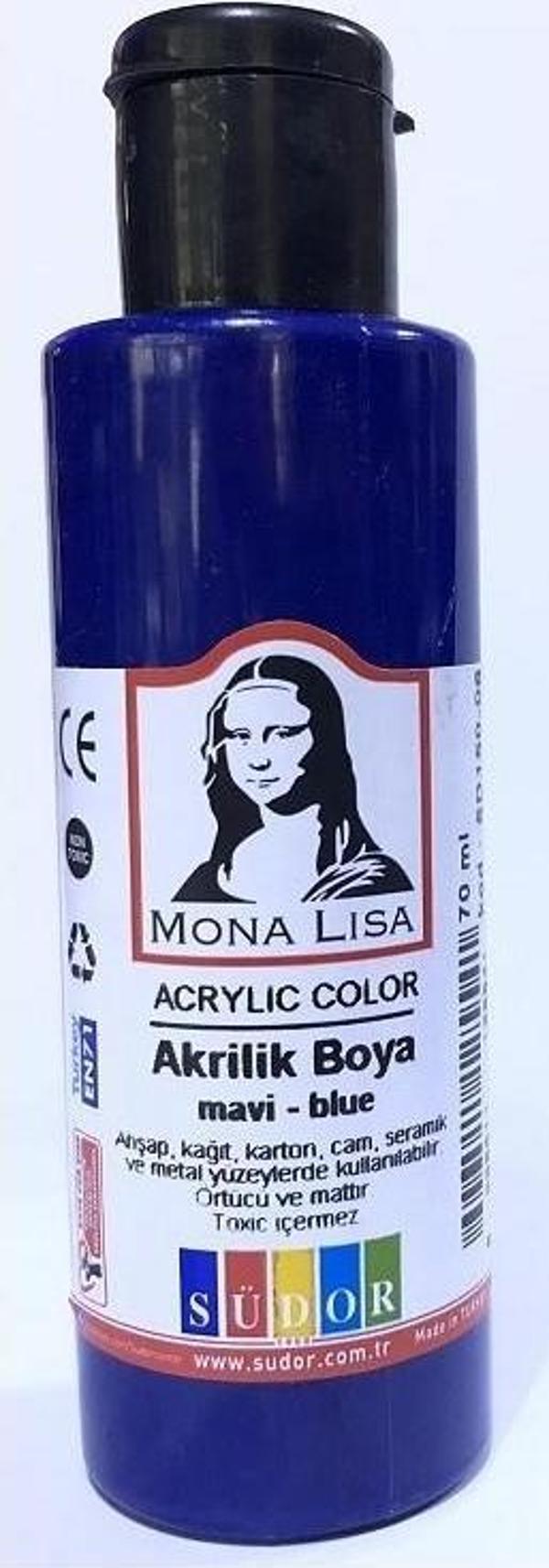 Monalisa Akrilik Boya 100 ML Prusya Mavi Akrilik Boya (1 Adet) - Image 1