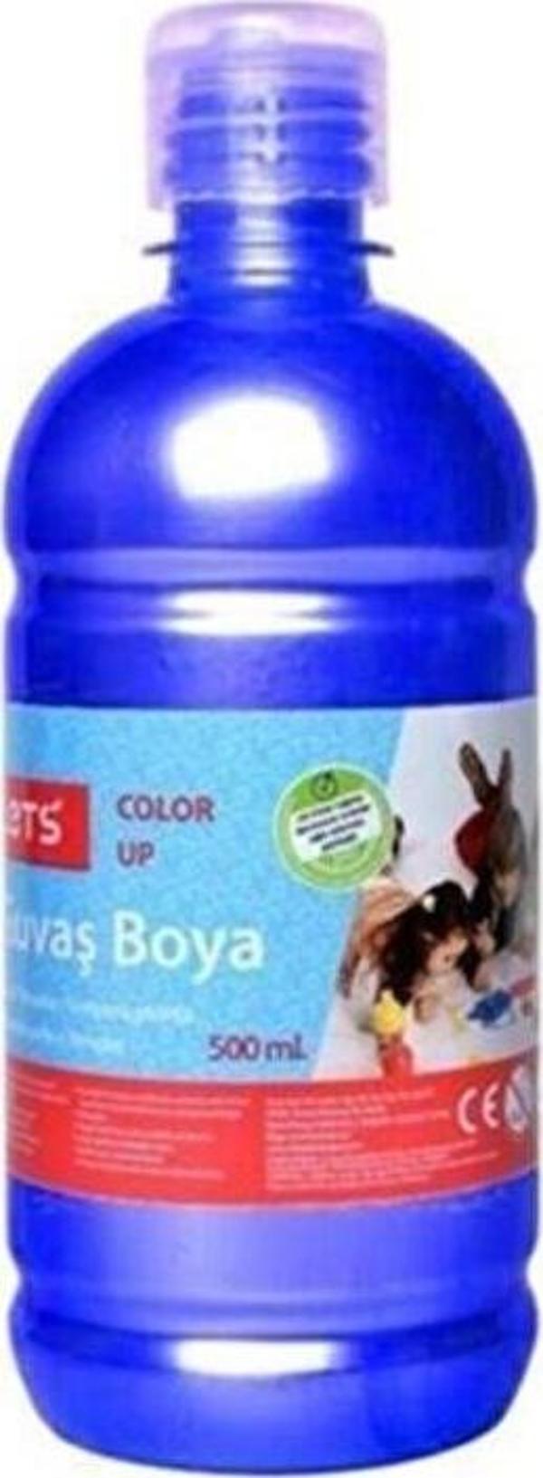 Lets Guaj Boya 500 ML Plastik Mavi Guaj Boya - Image 1