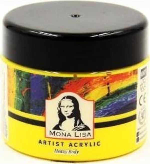 Monalisa Akrilik Boya 125 ML Limon Sarı Akrilik Boya - Image 1