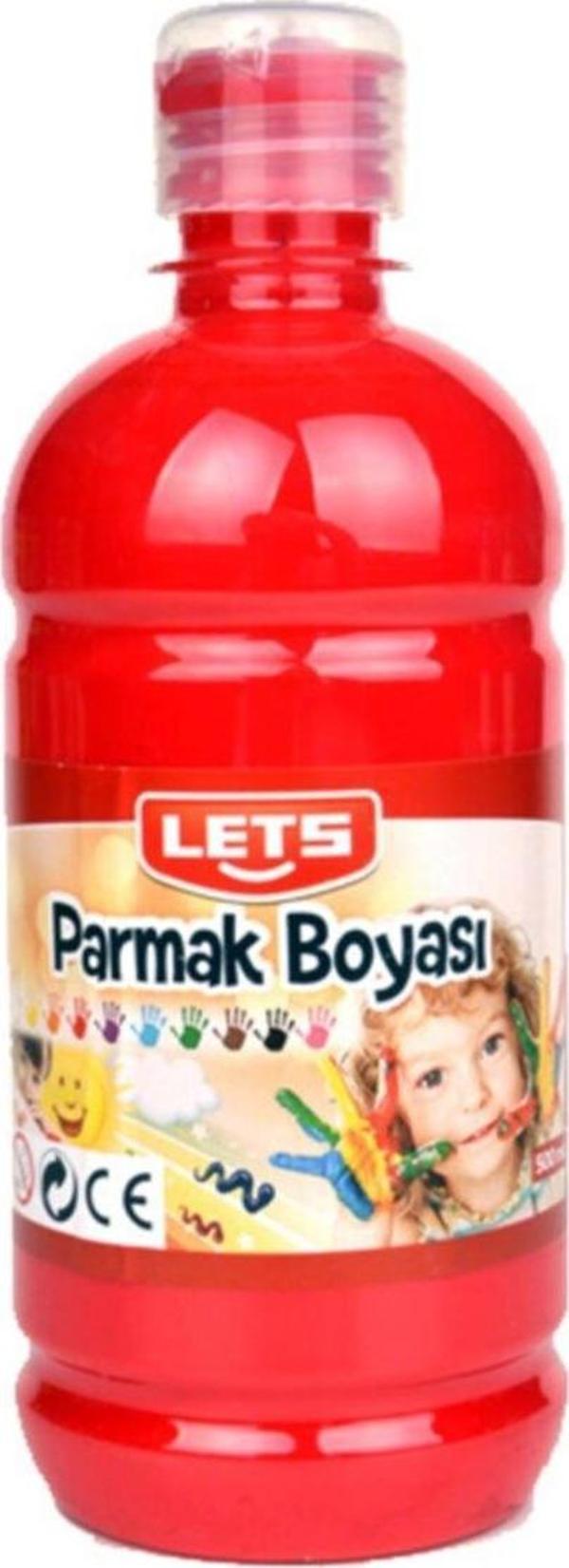 Lets Parmak Boyası 500 ML Kırmızı Parmak Boyası - Image 1