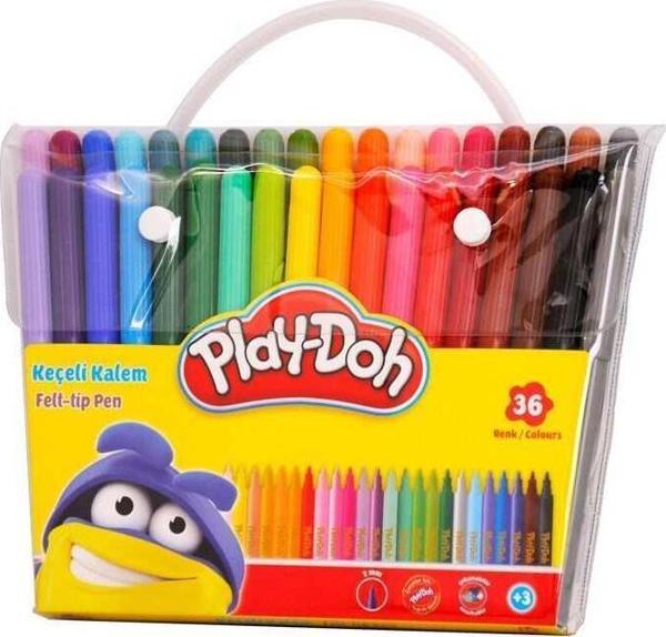 Play-Doh Keçeli Kalem 2 MM 36 Renk Keçeli Boya Kalemi - Image 1