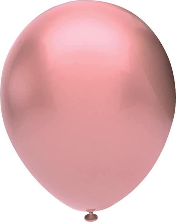 Balonevi Metalik Rose Gold 12 İnç Metalik Rose Gold Balon (100 Lü Paket) - Image 1